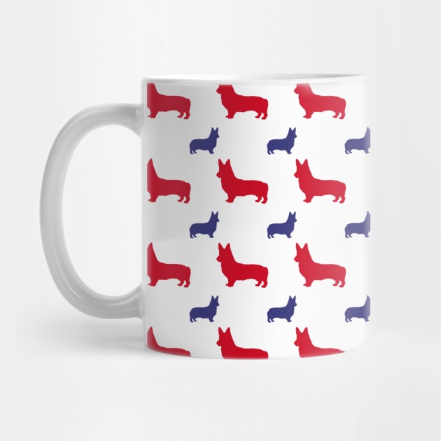 American Corgi, Red White And Blue by MaplewoodMerch